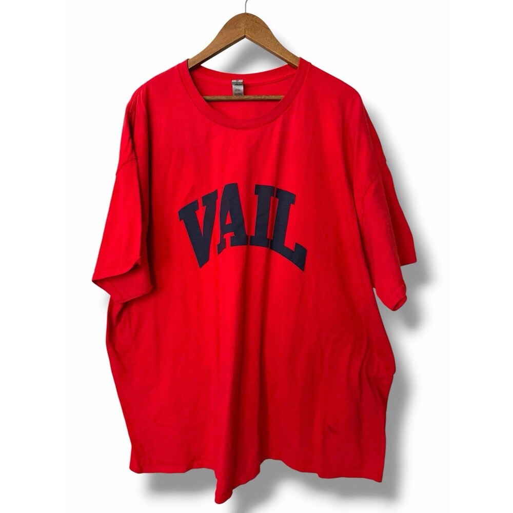 Vail Shirt  Gildan Vail Colorado Varsity T-Shirt Thick Ultra Cotton 3X